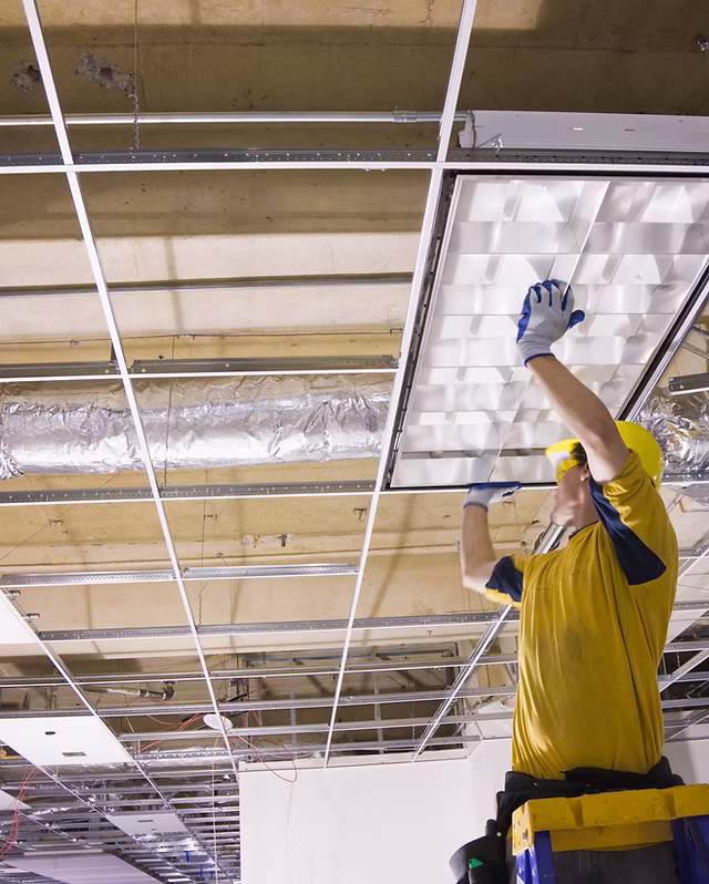 Suspended Ceiling Installation in London Office